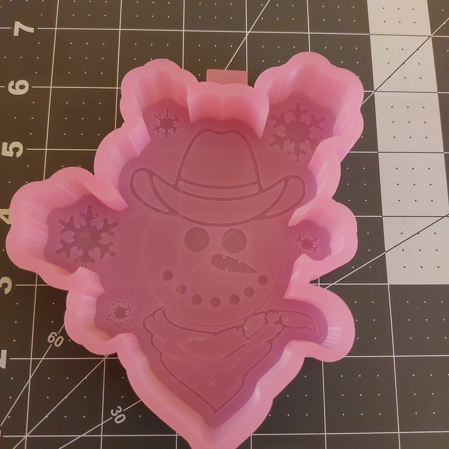 Cowboy Snowman Mold (B14)