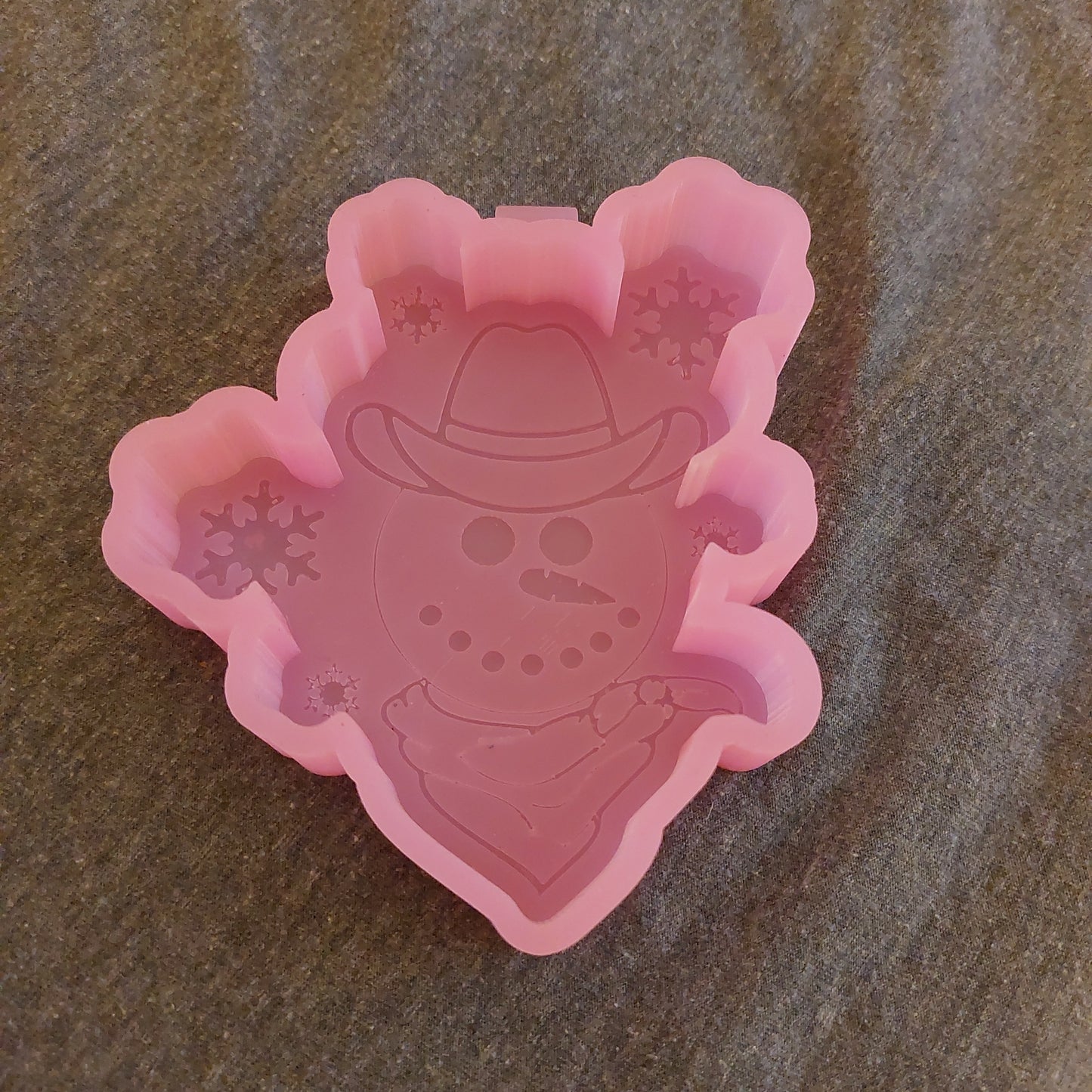Cowboy Snowman Mold (B14)