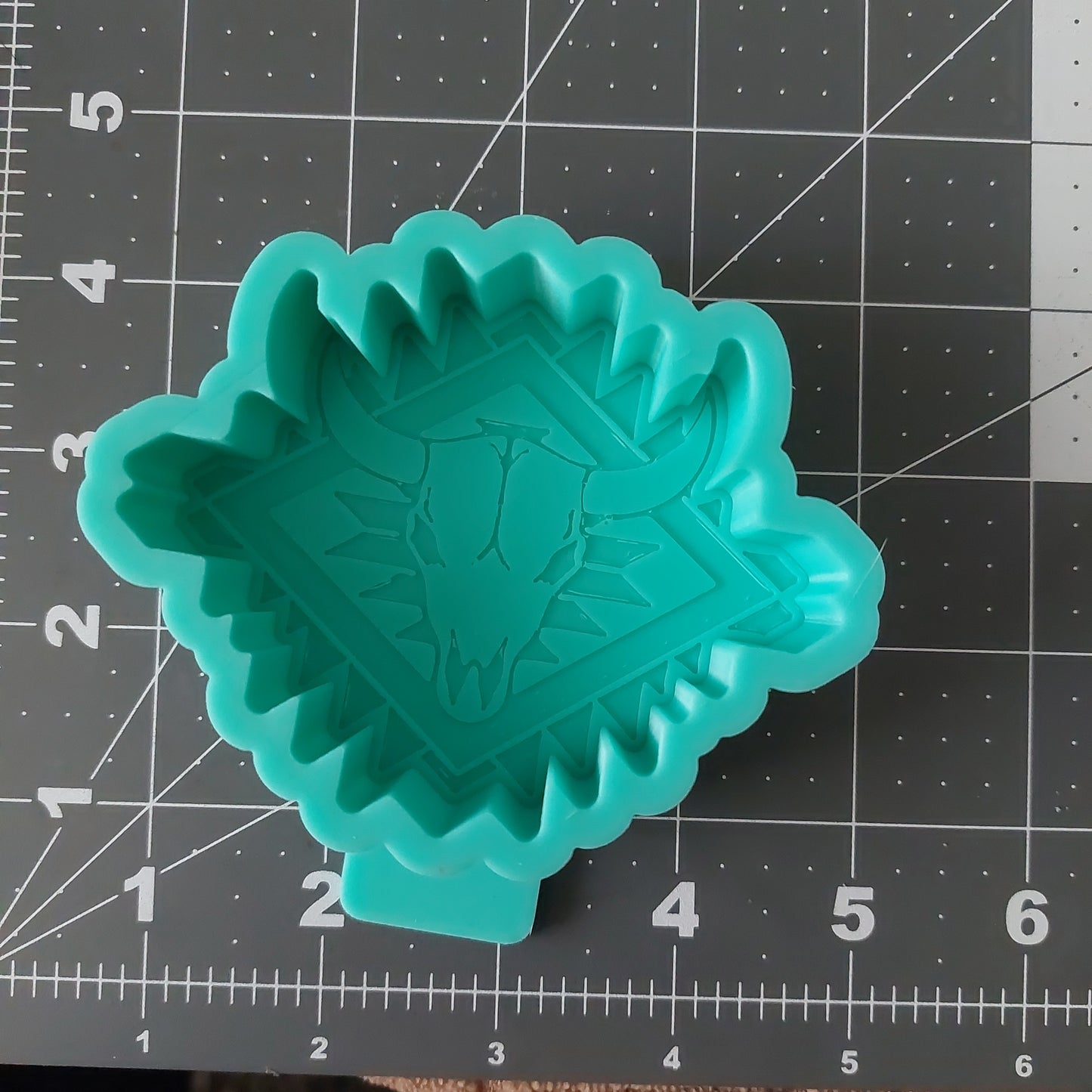 Aztec Bull Skull Mold (B3)