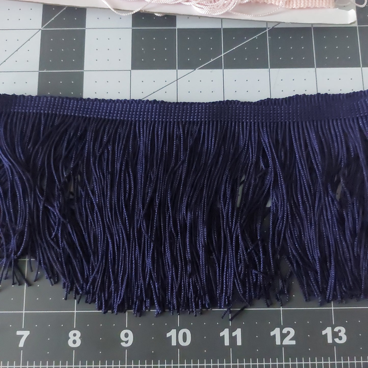 4" Navy Blue Fringe