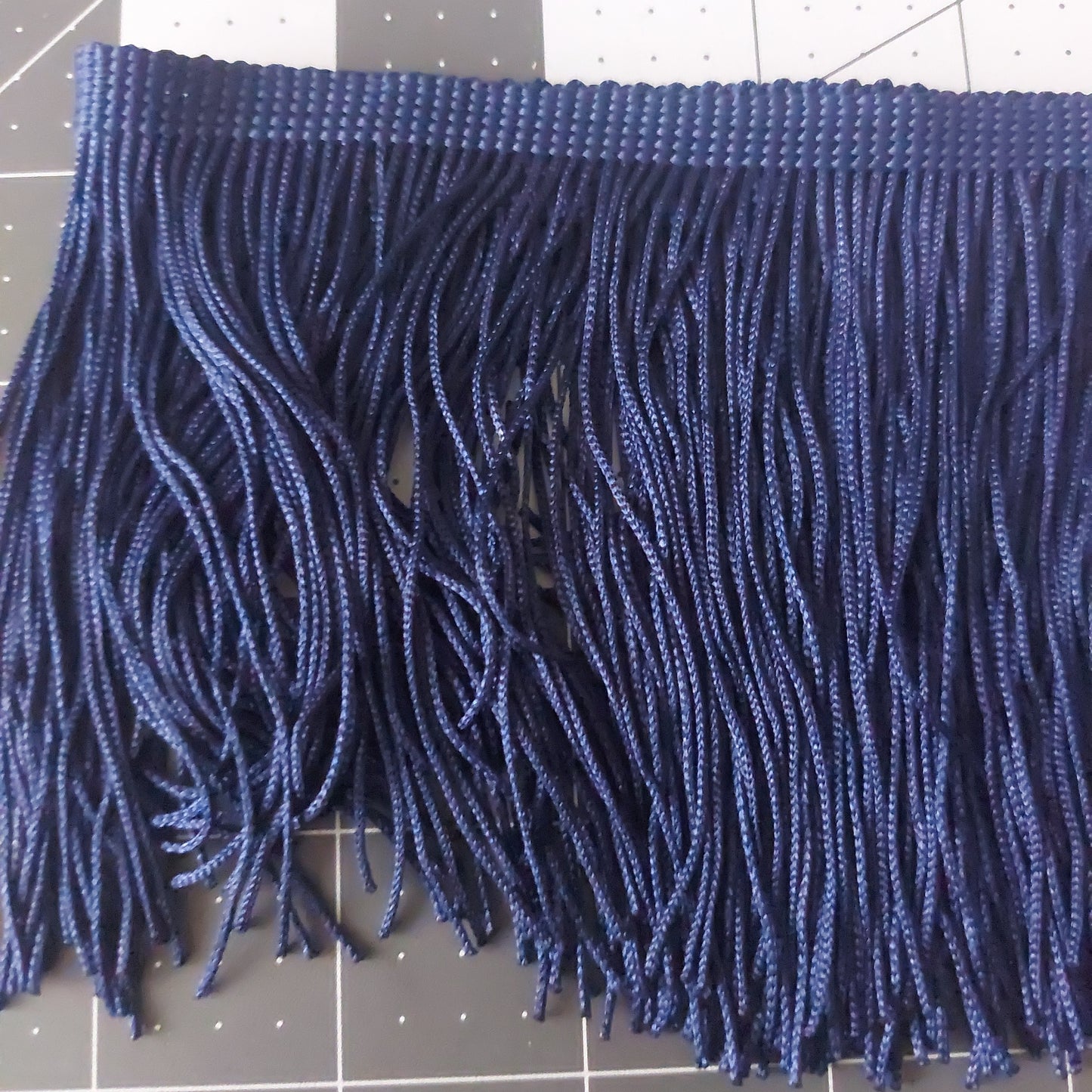 4" Navy Blue Fringe