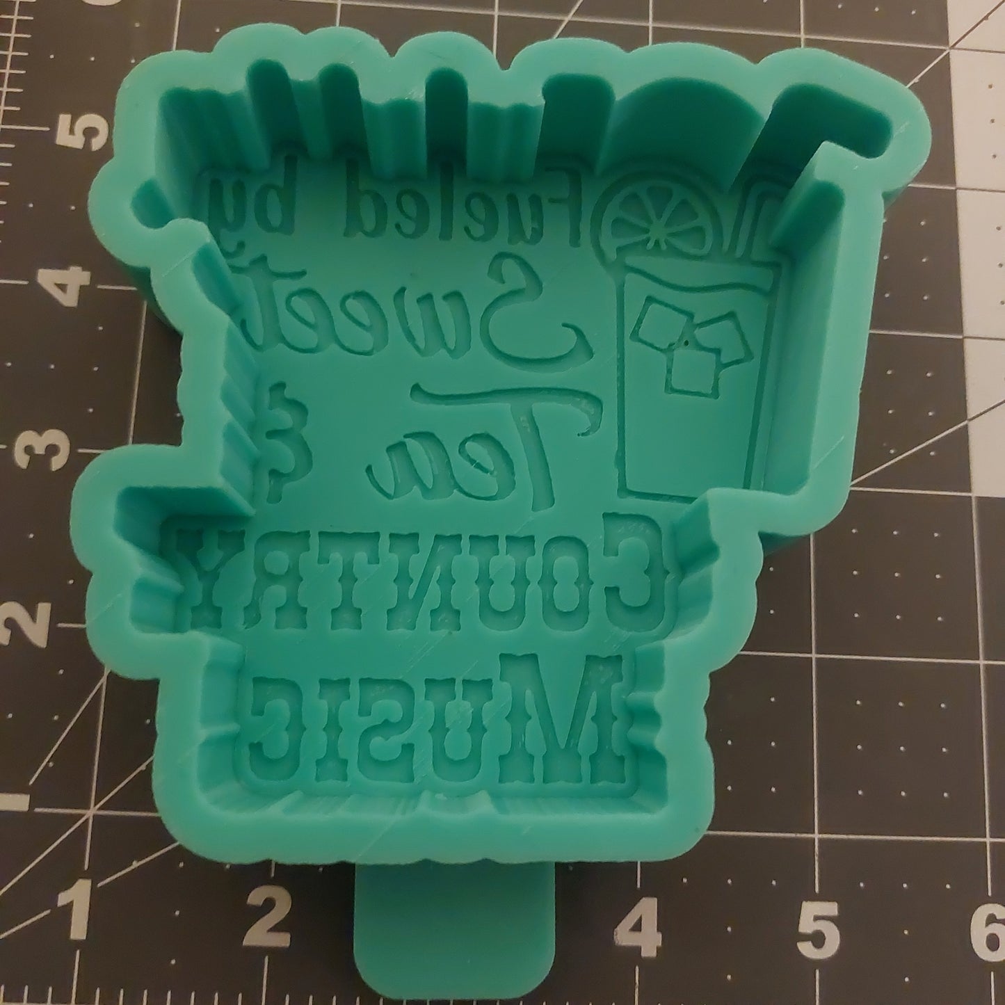 Fueled By Sweet Tea & Country Music Mold (B4)