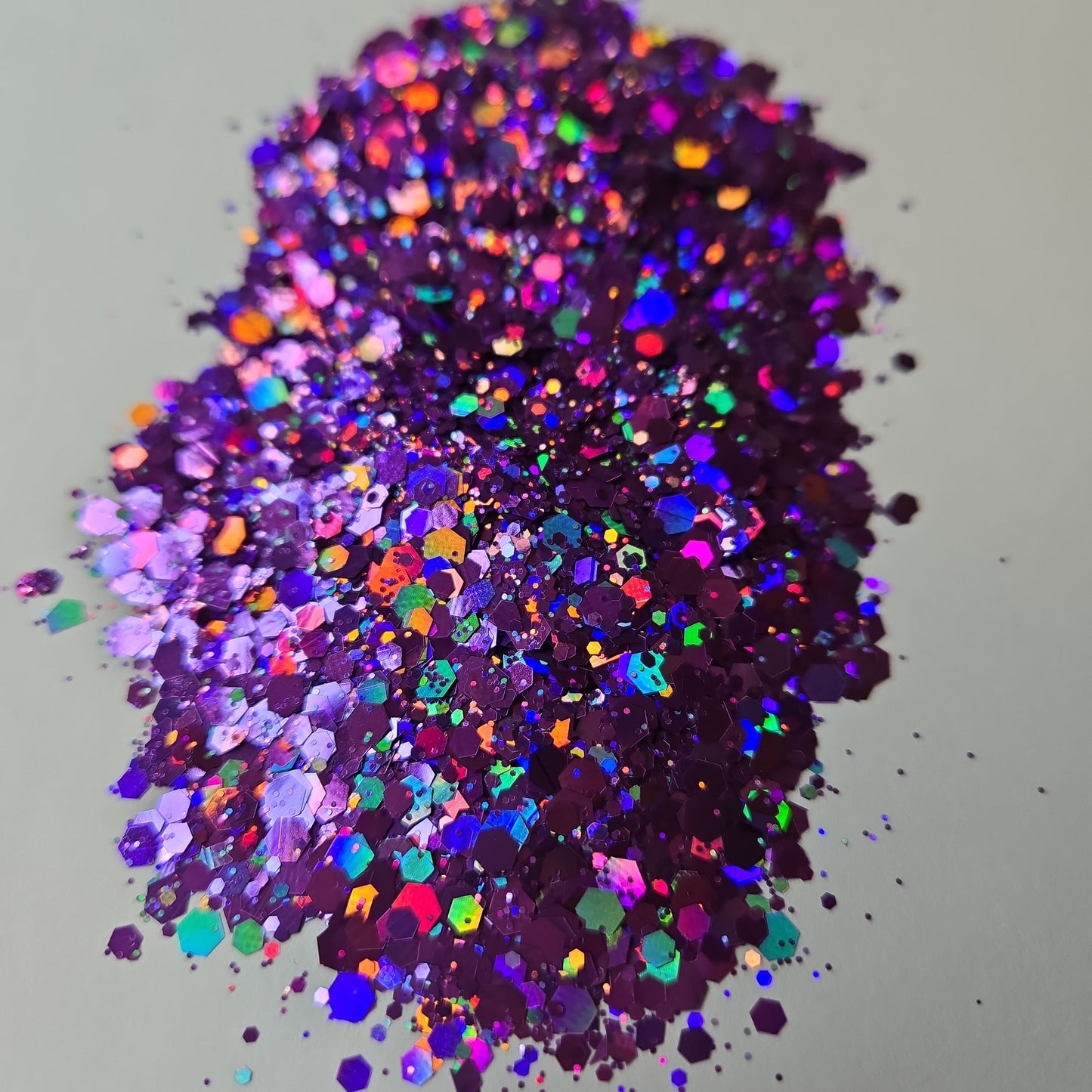 Chunky Amethyst Holographic Chunky Glitter