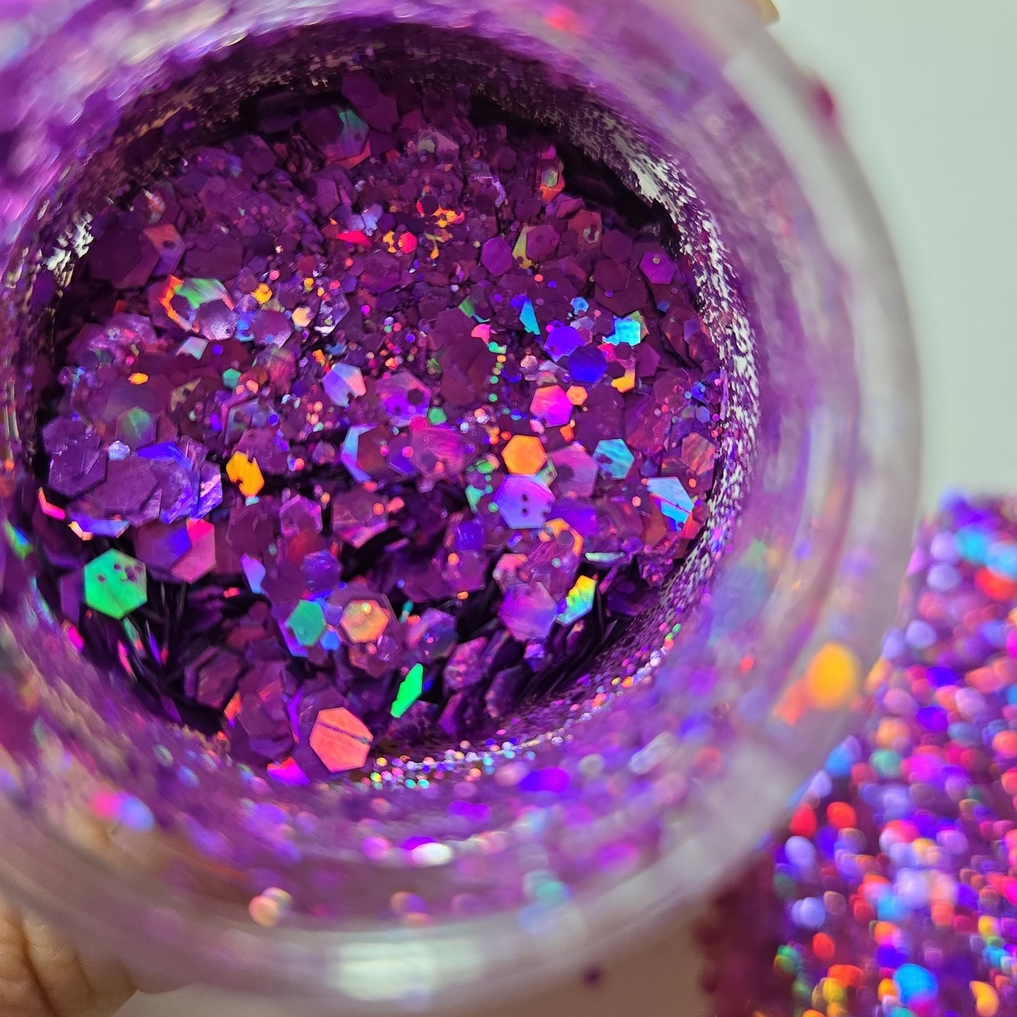 Chunky Amethyst Holographic Chunky Glitter