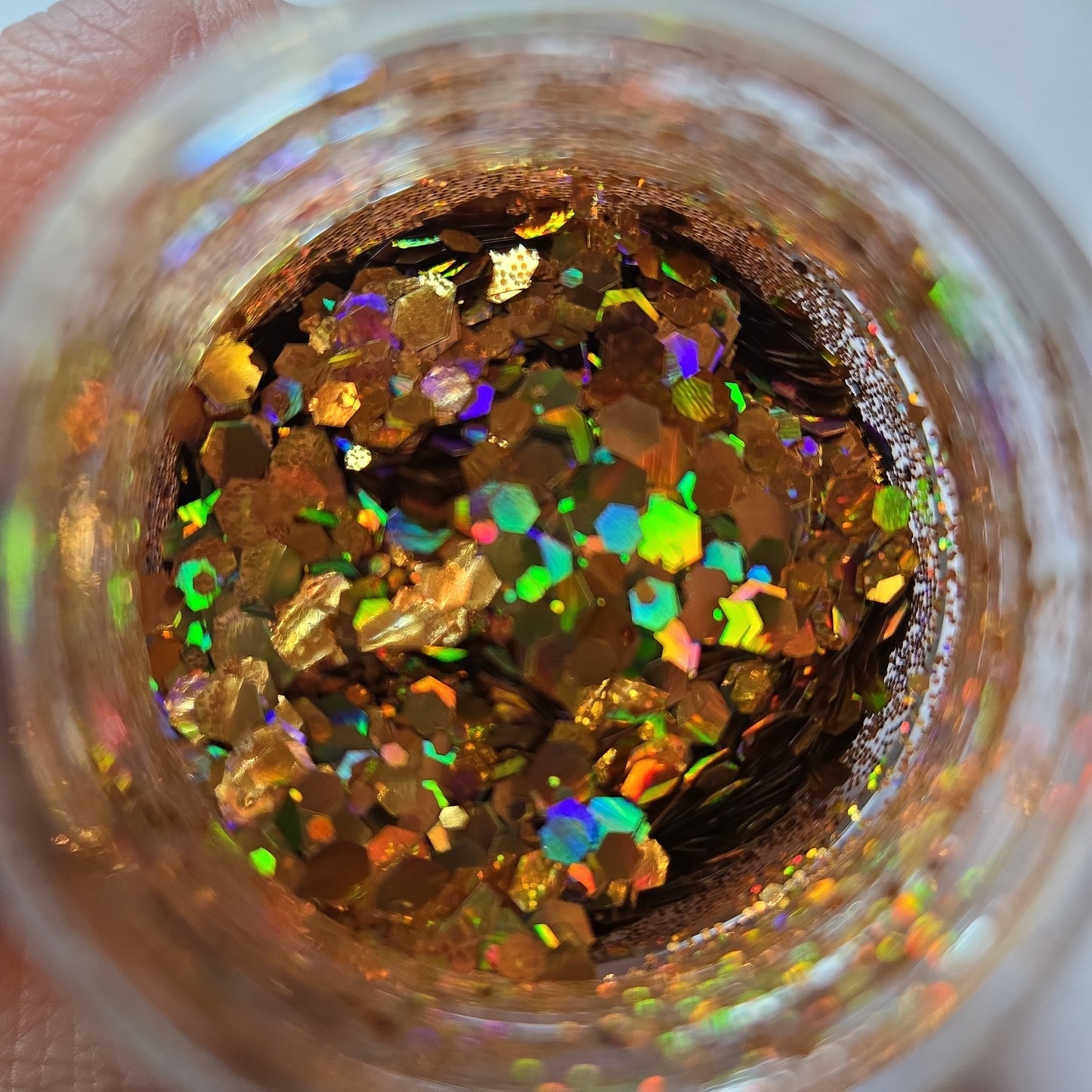 Golden Sands Holographic Chunky Glitter