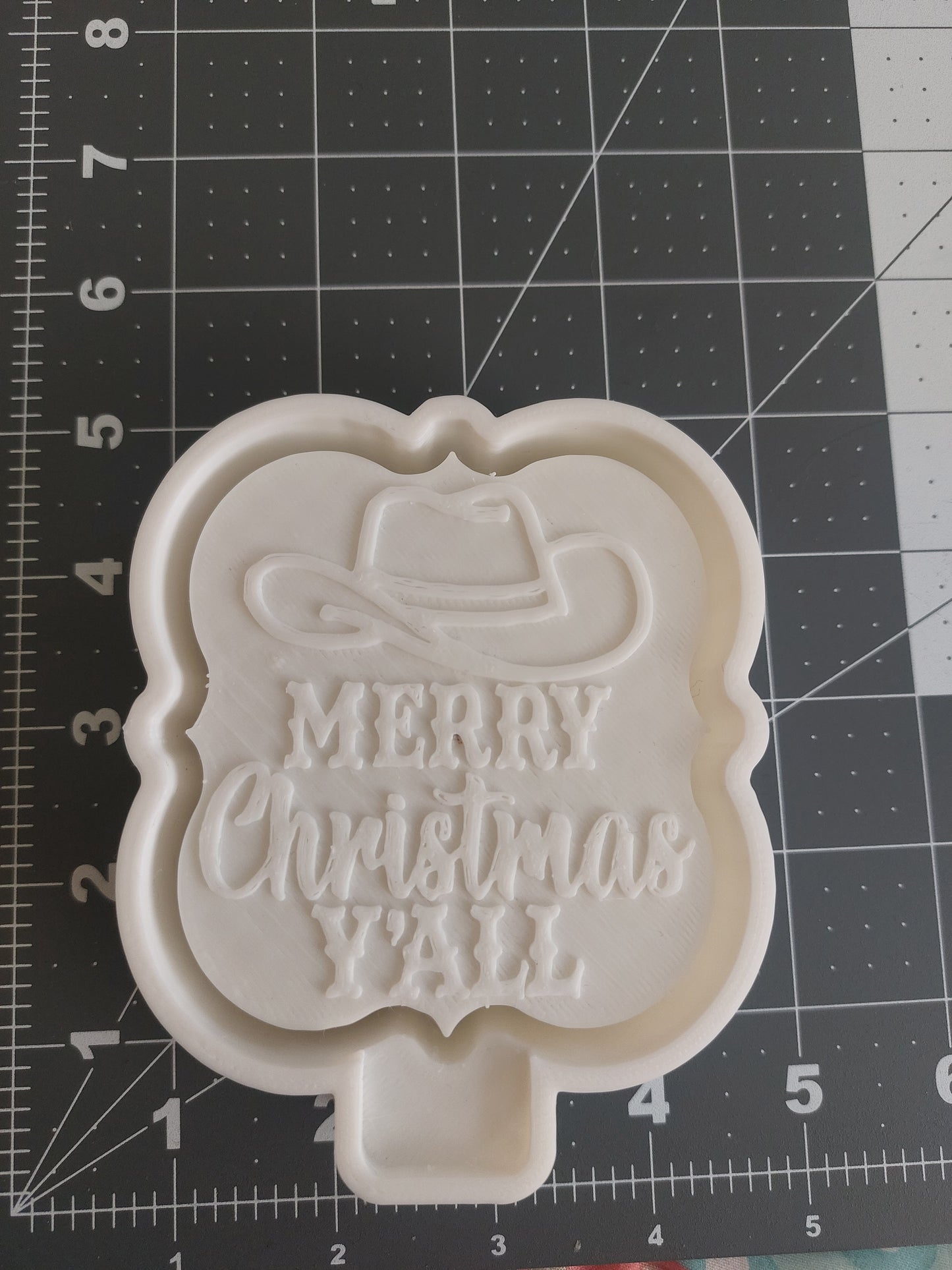 Merry Christmas Y'all Mold (B12)