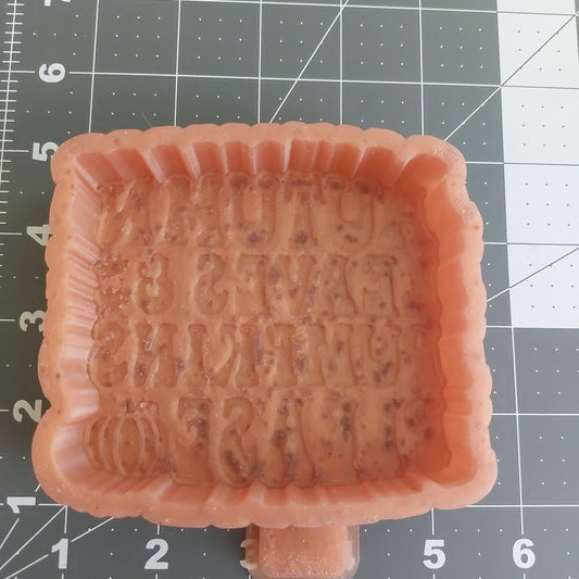 Autumn Leaves and Pumpkins Please Silicone Mold B6