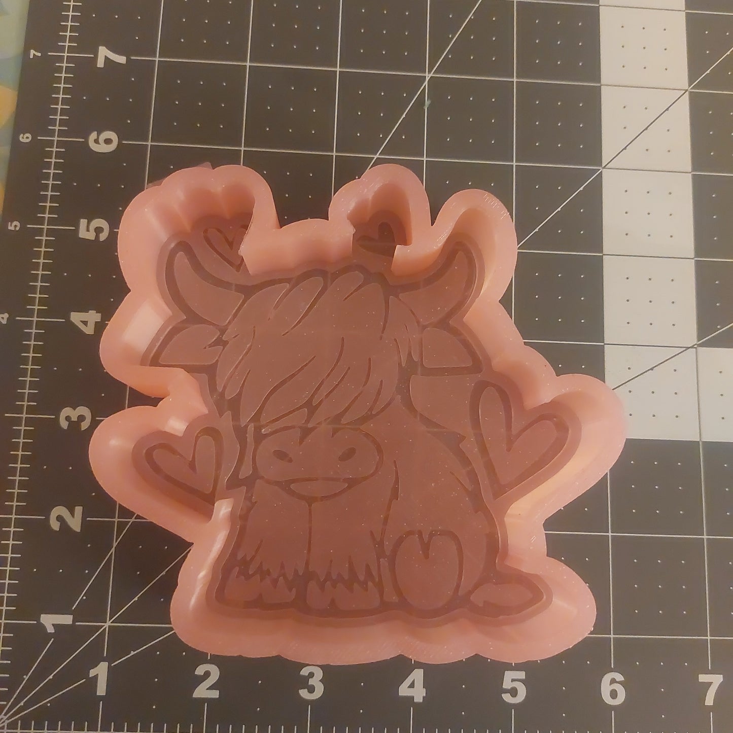 Valentine Highland Cow Mold (B2)