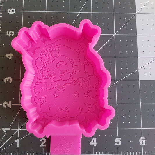 Vintage Santa Head Silicone Mold (B26)