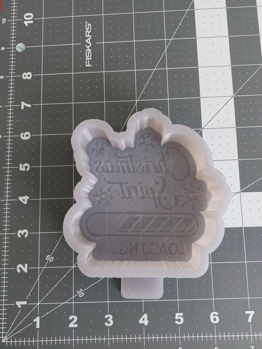 Christmas Spirit Silicone Mold (B32)